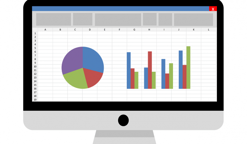 spreadsheet or accounting software